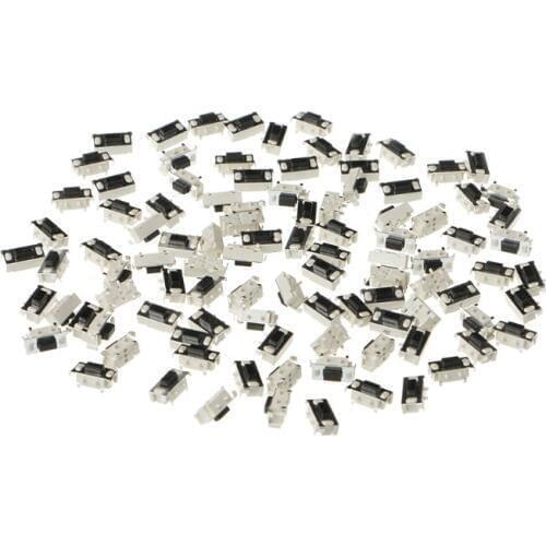 100Pcs/Pack Tact Micro Touch Switch Momentary Push Button 3x6x3.5mm SMD