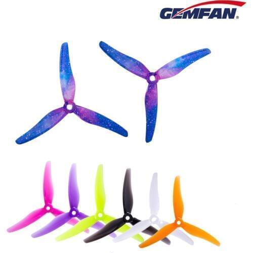 12pairs 24pcs Gemfan Hurricane 51433 3-Blade PC Propeller for POPO RC Quadcopter FPV Racing/Freestyle Drone parts
