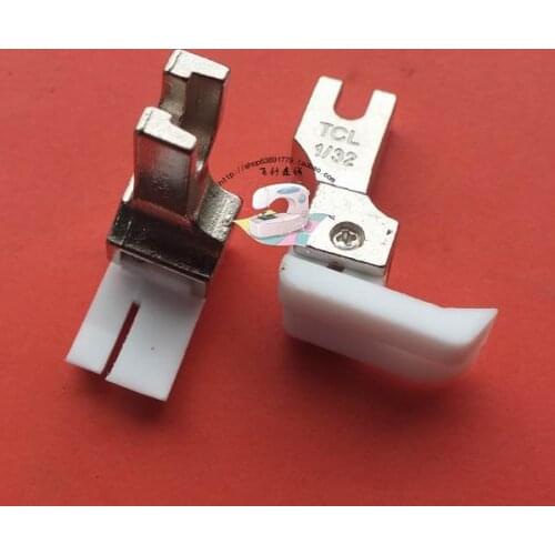 4PCS Industrial sewing machine parts presser foot TCL1/32 plastic flat car sewing machine presser foot 0.8mm