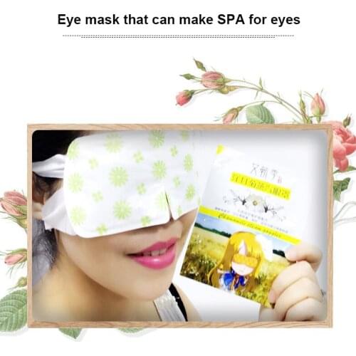 5 Pieces Of Steam Eye Mask For Fever And Hot Compress Steam Eye Mask To Relieve Fatigue Relieve Eye Lines And Maintain Youth
