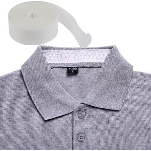 8m Summer Collar Sweat Pad Disposable Collar Grime Protector Sweat Pads Self-Adhesive Neck Liner Pads Unisex