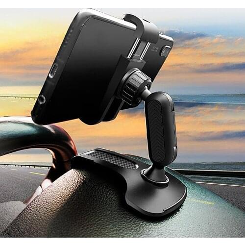 Car Phone Holder Clip for Cellphone Car Smartphone Stand Adjustable Multifunctional Auto Phone Bracket Rear View Mirror Mount