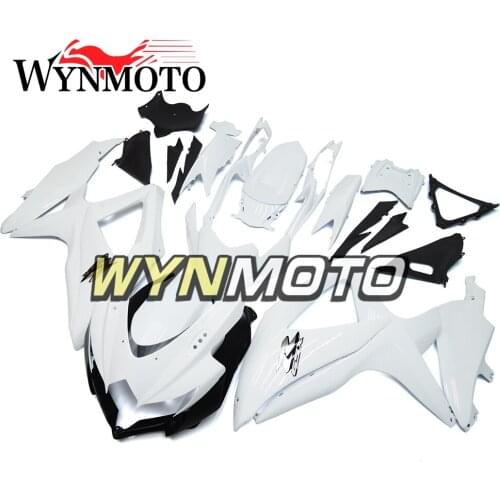 Complete Fairings Kit For GSXR600 750 2008-2010 08 09 10 K8 Injection ABS Plastics Bodywork Fairings Kit Panels Cover White New