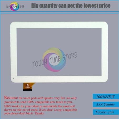 Free shipping Touch Screen 10.1inch touch Digitizer Replacement Glass Panel white HK10DR2537