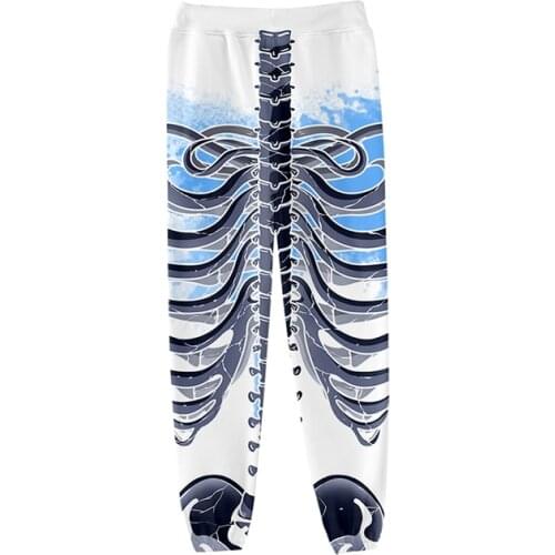 Fashion People Skeleton 3d Print Jogger Harem Pant Casual Sports Men Women Long Loose Boys Girls Harajuku Trousers Fitness Pants
