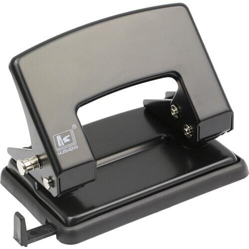 Double Hole Puncher Manual Porous Paper Puncher Hand Pressure Puncher School Office Round Hole Punching Thickness 5.5mm Puncher