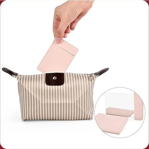 Customized beauty gift Metal Stainless Steel mirror make up gadget personalized LOGO