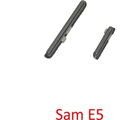 Power Volume Button For Samsung E5 E500F E500H E500M E500 Original New Phone Housing Frame On Off Side Key Replace Repair Parts
