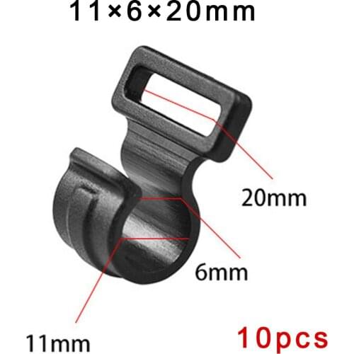 Camping Tent hook Caravan Awning Plastic C Clips Black Canopy Reusable