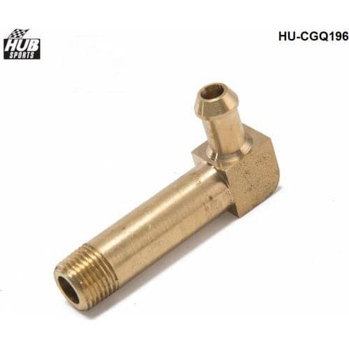 45mm 90 Degree Turbo Compressor Brass Boost Nipple Garrett T2 T25 T3 Turbo 1/8"Male NPT HU-CGQ196