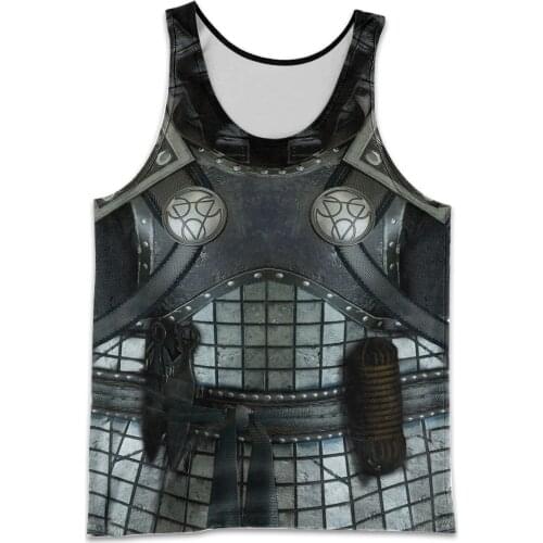 Japanese NINJA ARMOR Men Tank top 3D Printed Cool vest Men Women Casual Streetwear Hip Hop Ropa Hombre Clothes Harajuku Tops