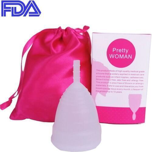 Menstrual Cup Coletor Menstrual Copa Menstrual De Silicona Medica Reusable Period Panties Cup Absorvente Menstrual Period Cup