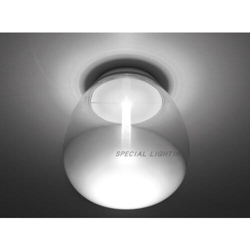 Nordic minimalist creative glass ceiling lamp corridor aisle bed and breakfast bedroom ceiling lamp