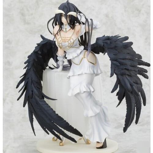 Anime Overlord Albedo Cartoon Sexy Girls PVC Action Figures Toy Collectible Model Toys To Kids Children Gifts 28cm