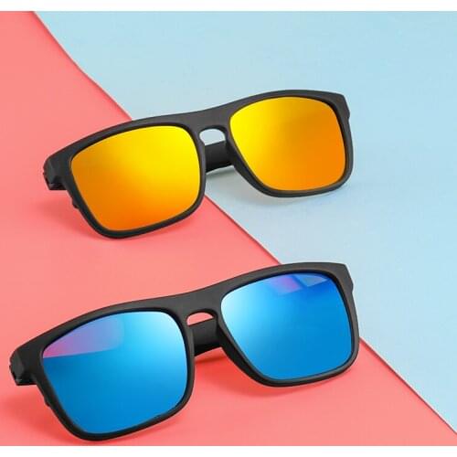Polarized Children Sunglasses Square Men and Women Children Glasses UV400 Security Brand Soft Sunglasses Shades for Kid Silicone