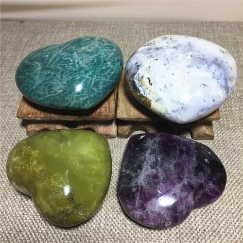 Natural Ocean Jasper Quartz Crystal High Quality Gift Treatment Point Stone Home Furnishing Decoration And Reiki Healing Heart