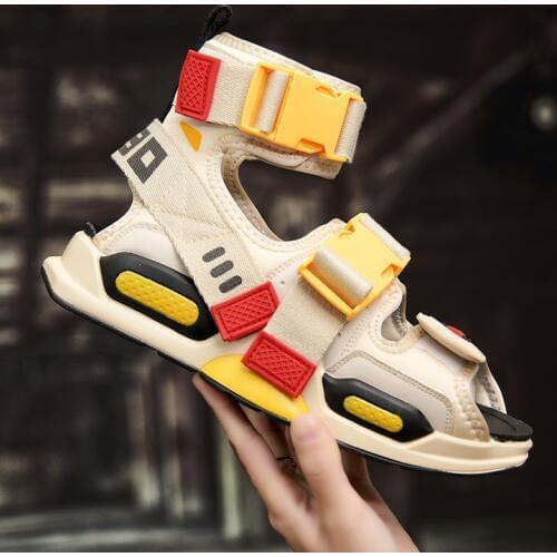 2020 Summer Mens Ankle High Top Shoes Gladiator Sandals Designers Platform Comfortable Beach Sandals Male Canvas Men Sandalss