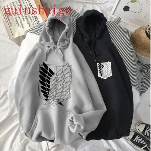90s japanese Anime Attack on Titan Shingeki No Kyojin Graphic Hoodies Men Unisex Oversized Funny Cartoon Sweatshirt Hoody women