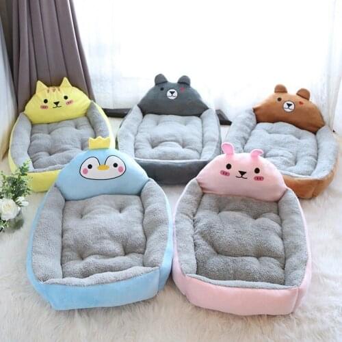 Winter Kennel Warm And Velvet Teddy Kennel Cat Bed Dog Mat Large And Medium-sized Pet Kennel For Four Seasons Small Dogs Bed