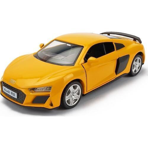 1:36 high simulation Audi R8 sports car alloy car model children toy car simulation boy car model collection ornaments