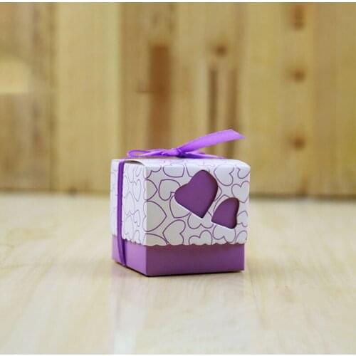 10pcs/lot DIY Candy Boxes Heart Shape Gift Box For Baby Shower Baptism Birthday First Communion Christening Easter Decoration