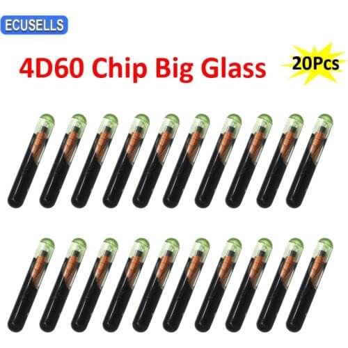 20Pcs/Lot 4D ID60 Glass Transponder Chip 4D 60 4D60 Big Glass Car Key Chip For Ford Connect Fiesta Focus Ka Mondeo Aftermarket