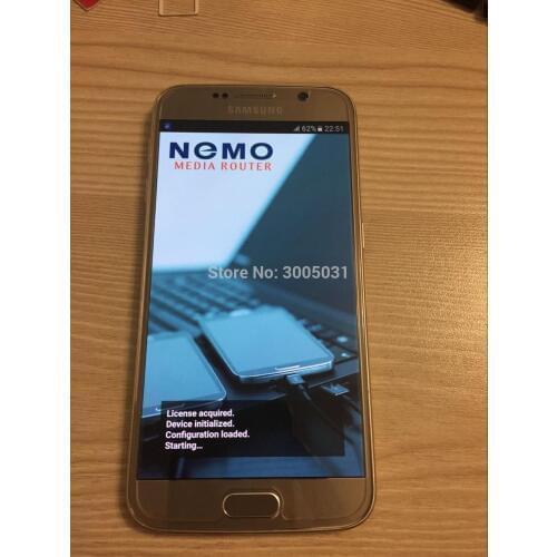 Free shipping dhl +S6 G920F nemo handy & NMR , support 2CA & VOLTE ,polqa and qesq MOS .. ect test