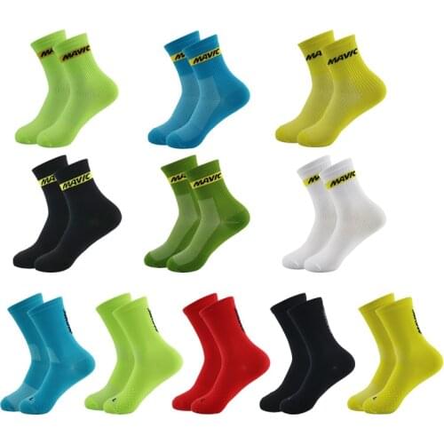 Unisex Bike Bicycle Cycling Riding Breathable Cycling Socks Footwear Basketball Football Socks