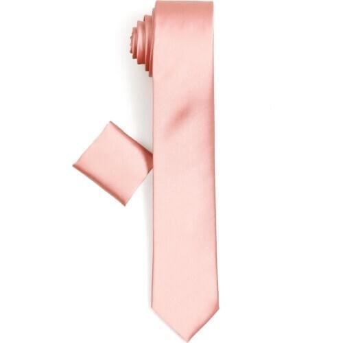 Varetta Narrow Cut Pink Tie classic men business formal dresses wedding tie stripe neck tie fashion shirt dress accessories-Turkey