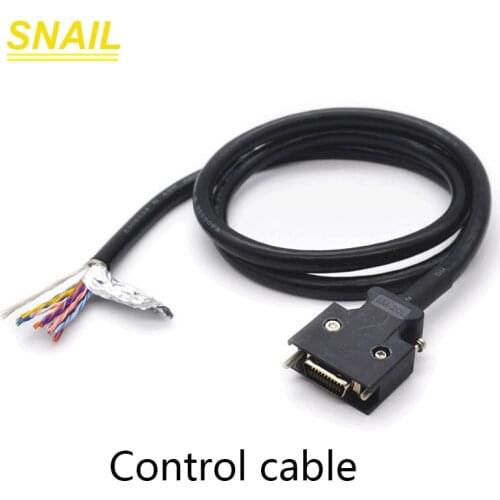Control cable for Mitsubishi.MR-J2 series,servo driver CN1A,CN1B.for I-O control harness