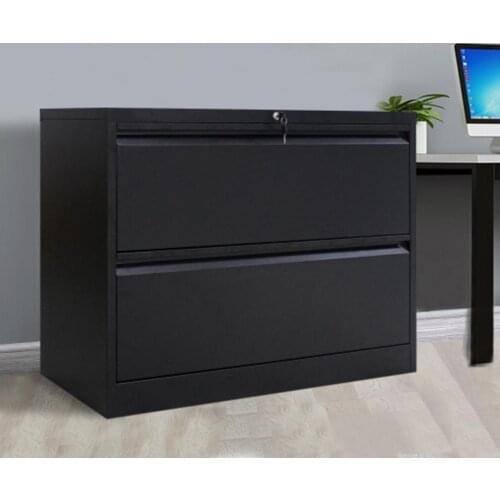 Metal Durable Two Drawer Lateral File Cabinet Modern Style File Cabinet Long Lasting for Teacher