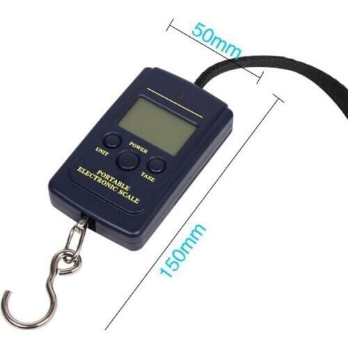Mini electronic portable scale express scale hook small square scale 40kg/10g Kitchen food scales fishing luggage scale