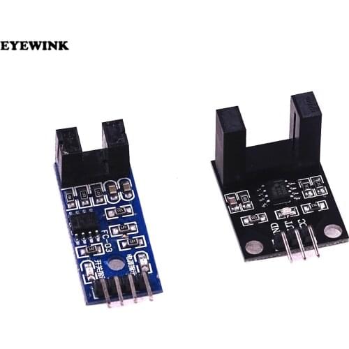 Speed Sensor Module Tacho Sensor 3.3V-5V Slot-type Optocoupler Tacho-generator Counter Module for Arduino/51/AVR/PIC Diy Kit