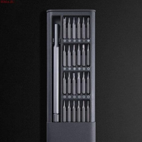 Screwdriver Kit 25 Precision Magnetic Bits Dismountable Screw Mini Tool Case Cell phone computer glasses electrical repair tools