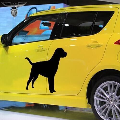 EmpireYing 3 Sizes 8 Colors Pet Labrador Retriever Dog Graphic Animal Art Form Car Sticker Zoo Truck SUV Door Vinyl Decal Gifts