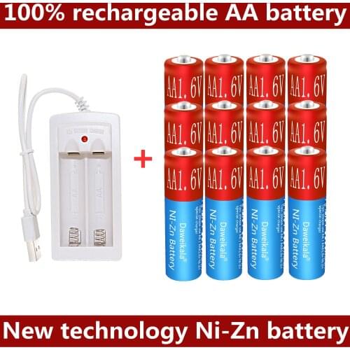 New technology can charge 100% aa1.6v Ni-Zn battery, 3800 MAH can replace the rechargeable battery AA 1.5V aa1.2v battery