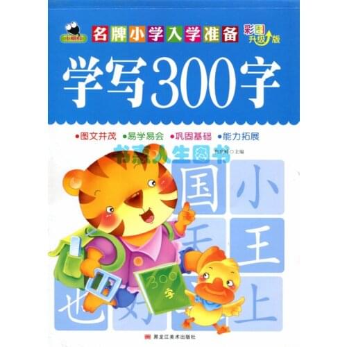 Writing Chinese Book 300 Basic Chinese Characters With Pictures Copybook for Preschool Children Calligraphy Book for Kid CI