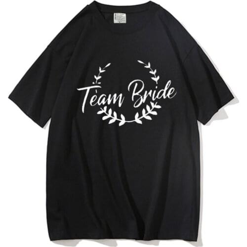 Weddings Party Shirts BRIDE TEAM Bridal Women TShirts Engagement Ceremony Going To Get Married Clothes For Women Tops