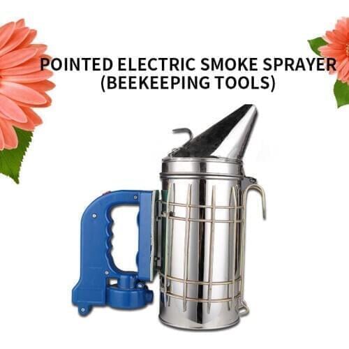 Handheld Smoke Sprayer Hot Selling Beekeeper Tools For Beekeeper Smoker Electric Stainless Steel Smoke Sprayer With Pointed Tip