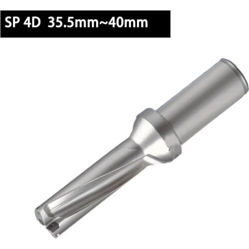 SP 4D 35.5mm~40mm U Drill Indexable Drill Bit Shallow Hole CNC Machine C32-SD35.5-SP11 C40-SD39-SP11 Use Carbide Inserts SPMG