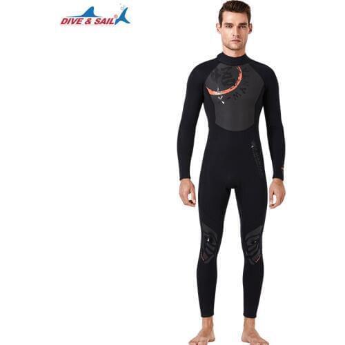 Spring Wetsuit Neoprene 1.5mm Long Sleeve One Piece Back Zip Full Diving Suit UV Protection Swimsuit for Mens Womens Adult/Youth