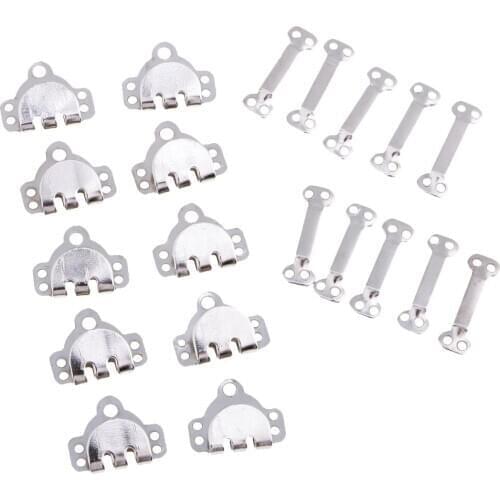 10 Sets Sewing Hooks and Eyes Closure for Trousers Skirts Dress Sewing DIY Craft
