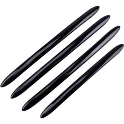 4Pcs for BMW 5 Series F10 F18 F11 2011-2017 Black Exterior Door Handle Cover Decorative Sticker