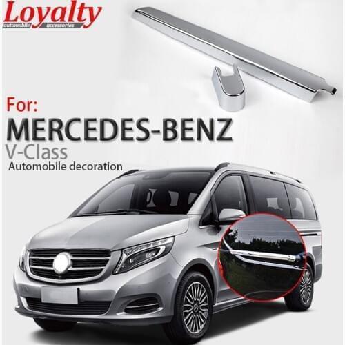 Loyalty for Mercedes-Benz V Class V260 V260l 2016 2017 2018 Rear Tail Window Water Rain Wiper Cover Trim Car Accessories Styling
