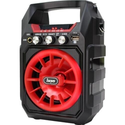 K9 Flash Light Wireless Bluetooth Speaker Mini Subwoofer Outdoor Portable Portable Audio Square Dance High Power