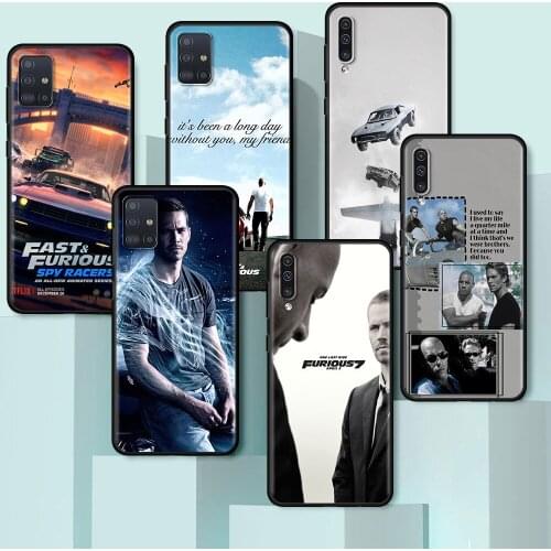 Paul Walker Fast Furious Cover for Samsung Galaxy A51 A71 A21s A12 A31 A41 A32 A02s A11 A72 A52 A42 5G A01 A91 A21 EU Phone Case