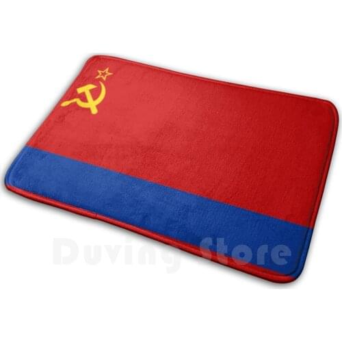 Flag Of Azerbaijan , Ussr Carpet Mat Rug Cushion Soft Ussr Communism Azerbaijan