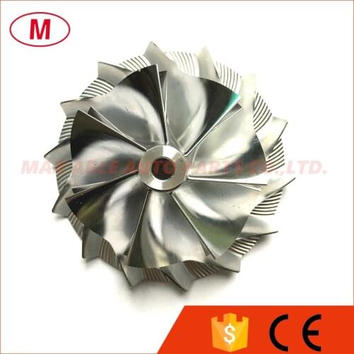 GT3584 61.33/84.00mm 7+7 blades High Performance Racing Upgrade Turbo Billet compressor wheel/Aluminum 2618/Turbo Milling wheel