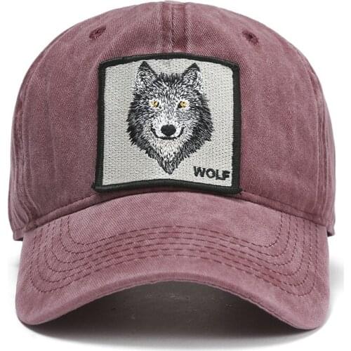 Mountain Demons 2021 Summer Fashion Cartoon Wolf New Baseball Cap for Women and Men Sunshade Decoration Casual Hip Hop Hats