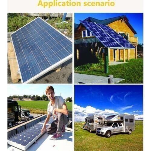 20A Mppt Solar Charge Controller 12v/24v Adaptive Solar Charging Controller Intelligent Controller Car Home Power Supply Mppt